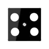 Cover f. SAT-TV socket Hirschmann A561-4SAT1SW