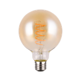 Bulb LED E27 filament big globe 4W 200lm 1800K amber