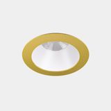 Downlight Play Deco Symmetrical Round Fixed 12W LED neutral-white 4000K CRI 90 19.1º Gold/White IP54 1274lm