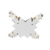 X-connector, for S-TRACK 3-phase mounting track, white, DALI