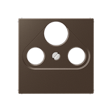 Centre plate for TV-FM-SAT socket A561PLSATMO