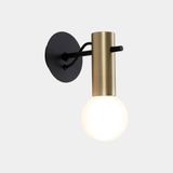 Wall fixture Nude E27 15W Black