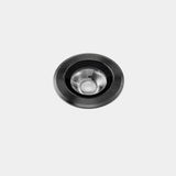 Recessed uplighting IP66-IP67 Max Medium Round Trim LED 6.5W LED warm-white 2700K Gun Metal PVD 423lm