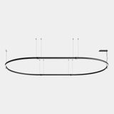 Lineal lighting system APEX_OVAL_AW19_21 72W LED warm-white 2700K CRI 90 ON-OFF White IP40 8336lm