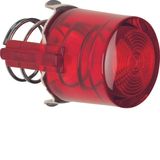 Knob for push-button/pilot lamp E10, 1930/glass/R.classic, red, trans.