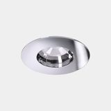 Downlight Play IP65 Round Fixed 6.4W LED warm-white 3000K CRI 90 27.8º ON-OFF Chrome IP65 629lm