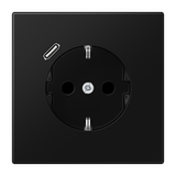 SCHUKO socket with USB type C LS1520-18CSWM