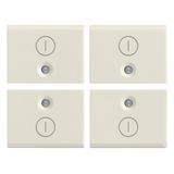 Four half-buttons 1M I/O symbols white