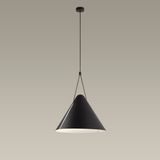 Pendant Super Attic Conic Shape E27 23W Black