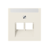 Centre plate for modular jack socket A569-2NAPLUA