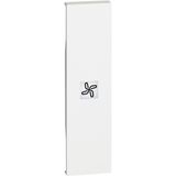 L.NOW - switch cover fan symbol 1 mod white