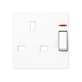 Centre plate for socket insert 3171 KO EINS, thermoplastic, A range, white