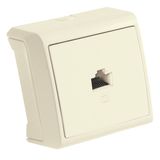 Vera Beige One Gang Data Socket (CAT5)