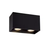 BODI Ceiling Light Square 2xGU10 excl Black