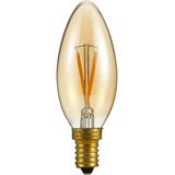 LED E14 Fila Candle C35x100 230V 100Lm 2W 922 AC Gold Dim