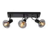 MADEE Ceiling spotlight  3x E14/25W Back/Smoke gla