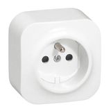 French std socket 2P+E Forix - surface mounting - IP 2X - 16 A - 250 V~ - white