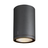 ENOLA ROUND L, outdoor LED surface-mounted ceiling light anthracite CCT 3000/4000K