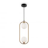 Modern Ring Pendant Lamp Brass