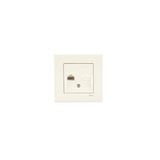 Karre Beige Numerical Phone Socket(Jacksız)