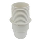 LAMPHOLDER E14 PLASTIC THREAD WHITE