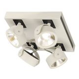 KALU LED 4 Wall and Ceiling luminaire,square,3000K,60ø