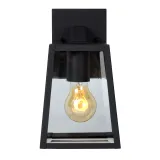 MATSLOT Wall Light IP23 E27 H25cm Black