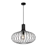 MANUELA Pendant 1xE27 O50cm Black