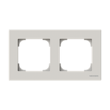 8572 DN Cover frame 2 gang 2gang Sand - Sky Niessen