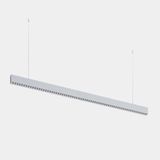 Lineal lighting system Infinite Slim Individual Pendant 1680mm 43.1 3000K CRI 90 DALI-2/PUSH Brushed anodise IP40 5221lm