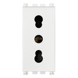 2P+E 16A P17/11 outlet white