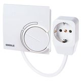 Room controller, 5-30C, AC 230V, 1NC, 3..16 A, with 1.8 m cable