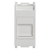 RJ45 Keystone adaptor Silver