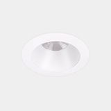 Downlight Play Deco Symmetrical Round Fixed 17.7W LED warm-white 3000K CRI 90 33.6º ON-OFF White/white IP54 1554lm