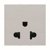 N2238 PL Socket outlet Silver - Zenit