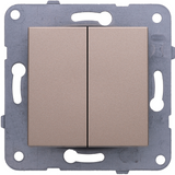 Karre Plus-Arkedia Bronze Two Gang Switch