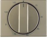 Centre plate for mechanical timer, arsys, light bronze matt, al. lacq.