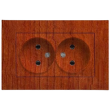 Novella Cherry Two Gang Socket