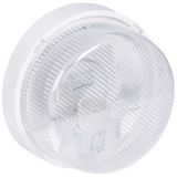 Bulkhead light - IP 44 - IK 07 - round - E27 - polycarbonate diffuser