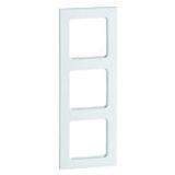 Cover frame AURA stone 3-fold Bianco Carrara CD