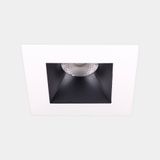 Downlight Play Deco Symmetrical Square Fixed 11.9W LED neutral-white 4000K CRI 90 34.4º PHASE CUT Black/White IP54 1360lm