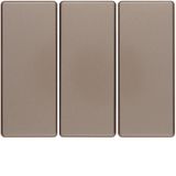 Rocker 3gang, Arsys, light bronze matt, lacquered