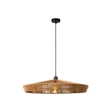 Lucide YUNKAI - Pendant light - Ø 70 cm - 1xE27 - Light wood