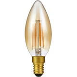 LED E14 Fila Candle C35x100 230V 250Lm 4W 922 AC Gold Dim