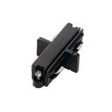 Longitudinal connector for HV-track, black, electrical