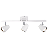 Toulouse LED spotlight 3-pc matt white