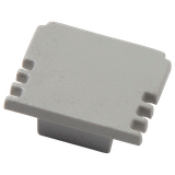 End Cap w/o hole for Surface Mounted Profile 16x13mm IP20 Silver