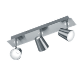 Narcos LED spotlight 3-pc brushed steel