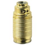 E14M10x1brass lamphld thread.earth term.