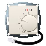 UP controller 5-30C with limiter function. 10-40C, RAL1013 matt 55x55, AC 230V, 16 A 1 NO contact, PWM / 2 point control, switch, TA, display, sensor